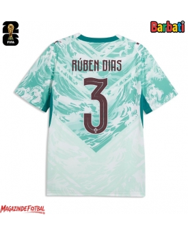Portugalia Ruben Dias #3 Tricou Fotbal Replică Mondial 2026 Barbati Deplasare Portugalia Ruben Dias #3 Tricou Fotbal Replică Mondial 2026 Barbati Deplasare